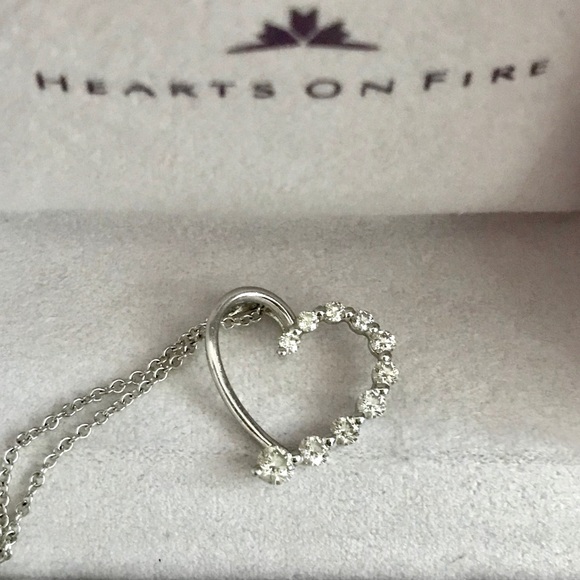 Hearts On Fire Jewelry Amorous Journey Heart Pendant Poshmark